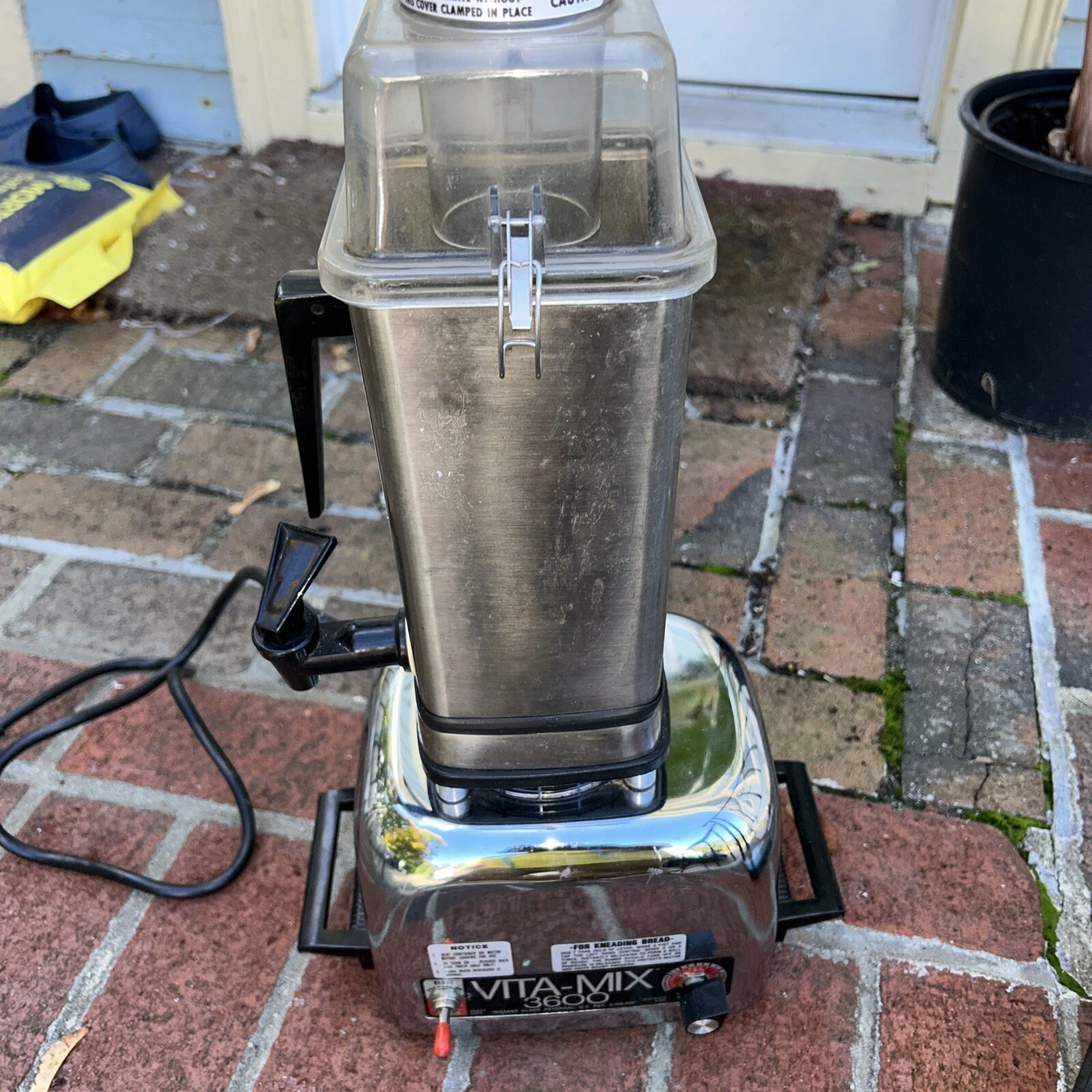 Vintage 1980's - Vitamix 3600 Plus Blender Mixer 479043C Stainless Steel