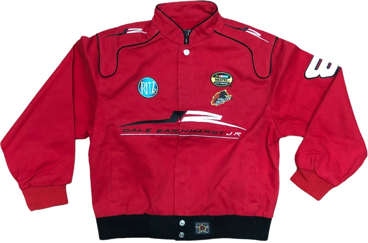 90s デザインレーシングジャケット　nascar ナスカー　デイルジュニア NASCAR Dale Earnhardt Jr #8 JH DESIGN Youth Boy's Vintage