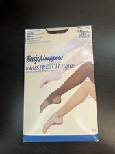 Body Wrappers A81 JTN Total Stretch Tights S-M Convertible Foot COF Brown 94781
