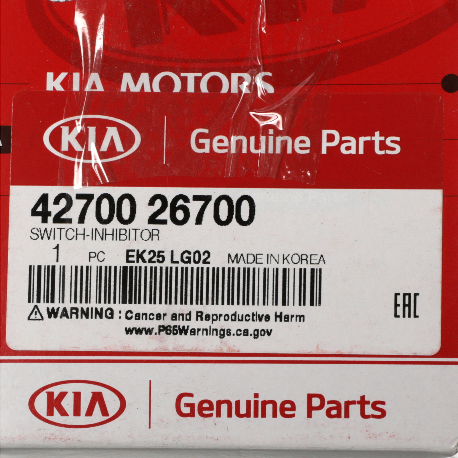 OEM NEW 20112019 Kia Inhibitor Neutral Safety Switch Range Sensor 4270026700 eBay