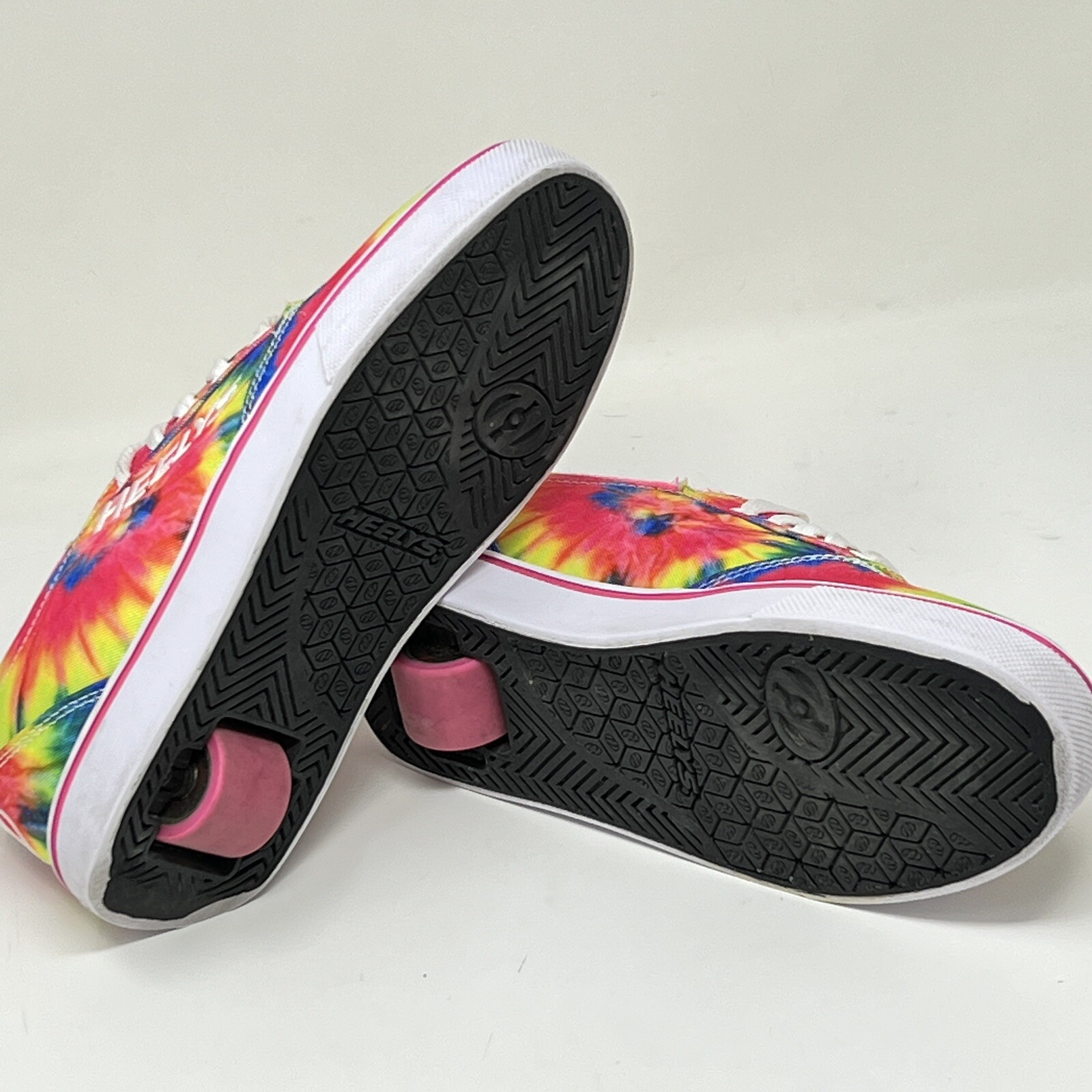 HEELYS Skate Shoes Youth 4 Womens 5 Rainbow Pro 20 Tye Dye image 7