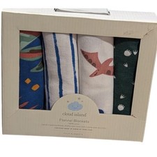 New Baby Boy Flannel Cotton Blankets Dinosaur Theme