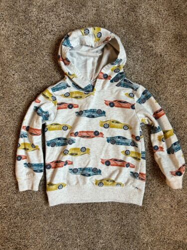 Carters Vintage Vehicle Car Print Hoodie 4T Pullover - Picture 1 of 3