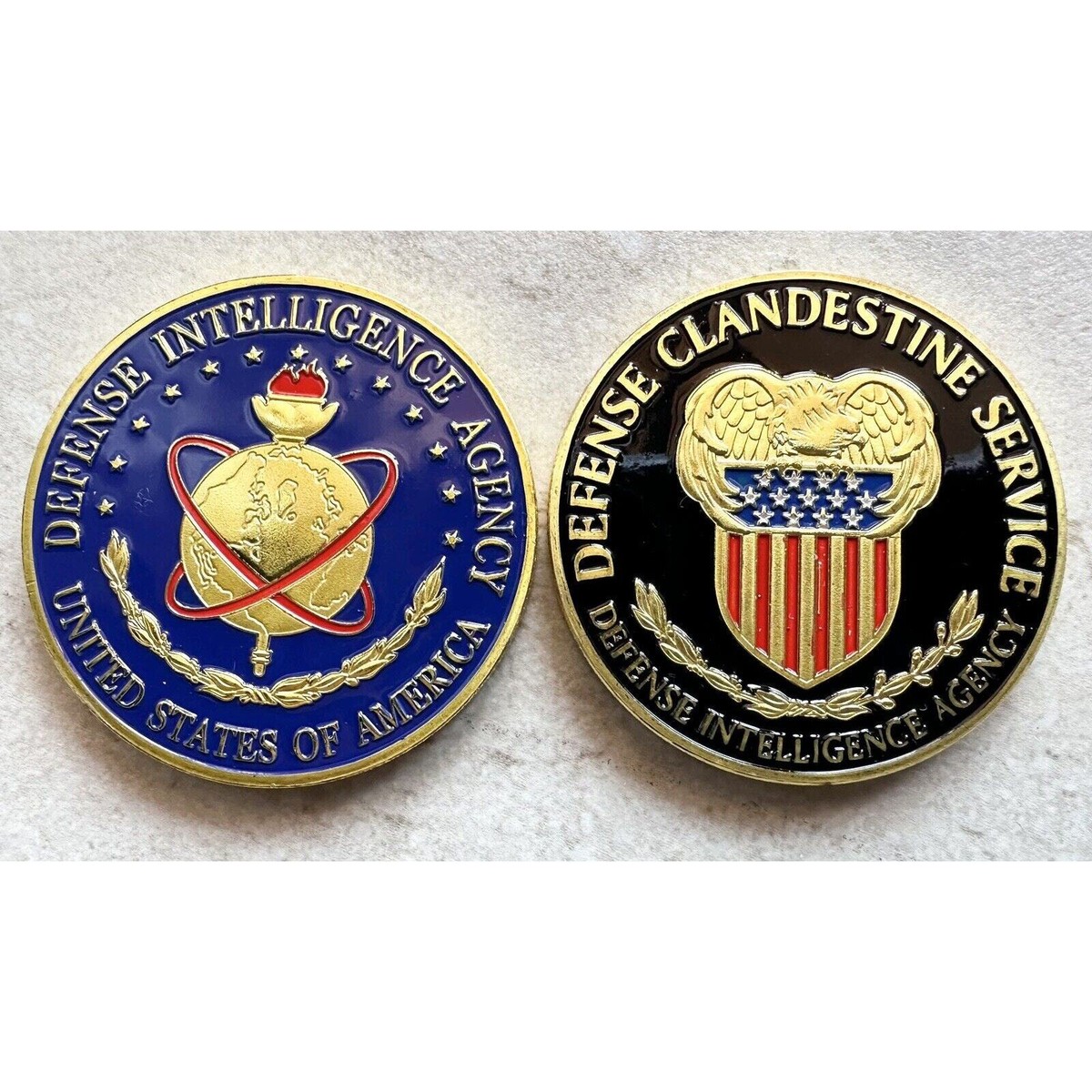2 Defense Intelligence Agency (DIA) & Defense Clandestine Service Challenge  Coin | eBay