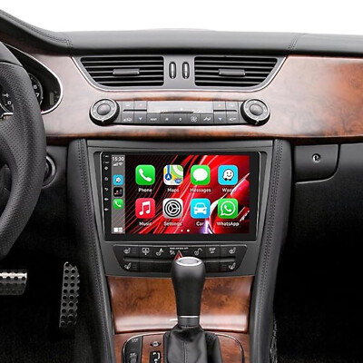 Android 14 Autoradio GPS für Mercedes-BENZ E/CLS W211 C219 6+128GB CarPlay WIFI