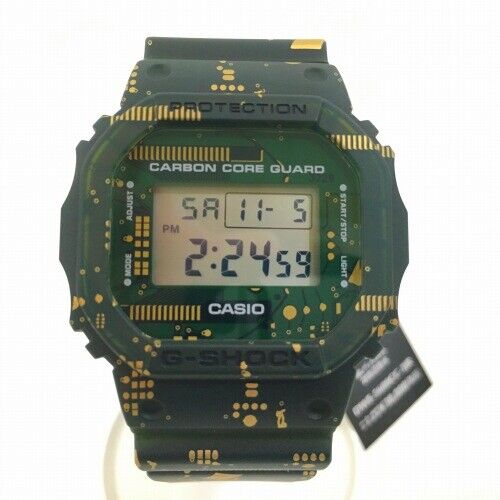 Casio G-Shock DW-5600CC-3JR Watch - Used, Green Color, Fashion Accessory