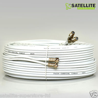 EMOS Cavo Per Antenna, Cavo Coassiale, Cavo TV, Cavo Coassiale Da 15 M, Per Televisione Digitale, Ricevitore TV, Satellitare, Doppia Schermatura, 75 Ohm, Spina IEC A Presa IC, 1 Dritto, 1 Angolo (90 - Foto 11