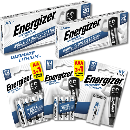Energizer Ultimate Lithium AA (Pacco Da 4) Pile 1 5V - Le