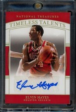 2019 National Treasures Timeless Talents Signatures Elvin Hayes Auto /10
