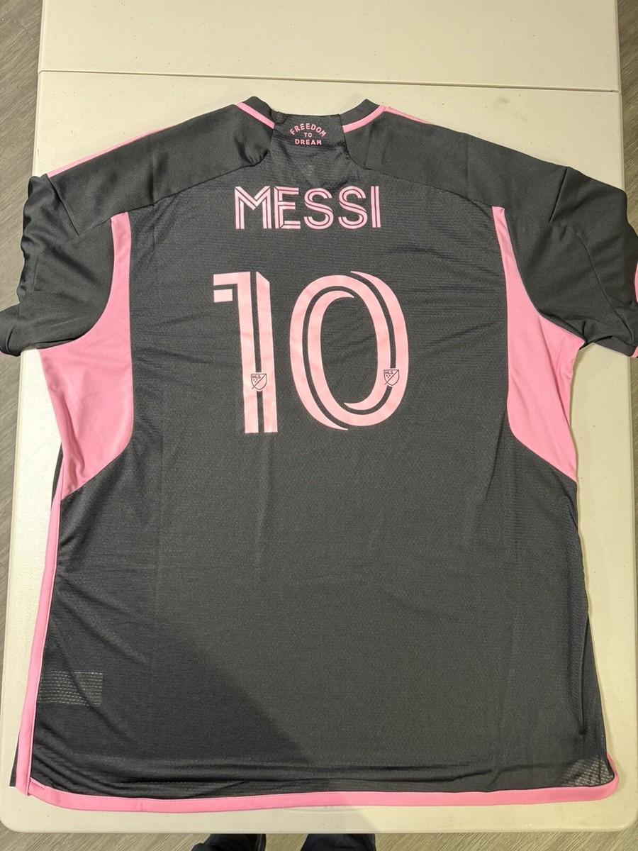 Adidas MESSI 23/24 AWAY Jersey #10 INTER MIAMI CF Black