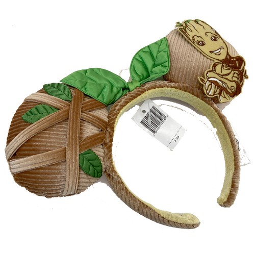 Disney Parks Marvel Guardians of The Galaxy I Am Groot Corduroy Ears Headband UK - Picture 3 of 11