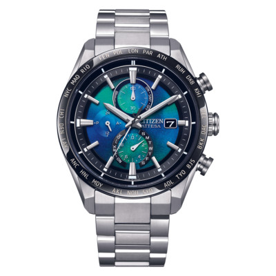 Citizen Super Titanium Radio Controlled Eco-drive Chronograph  AT8188-64L DE*de