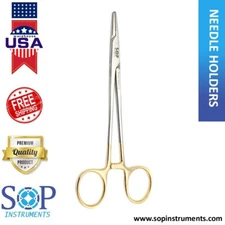 Dental Surgical TC Mayo-Hegar Needle Holder Fine , 14 cm by SOP instruments