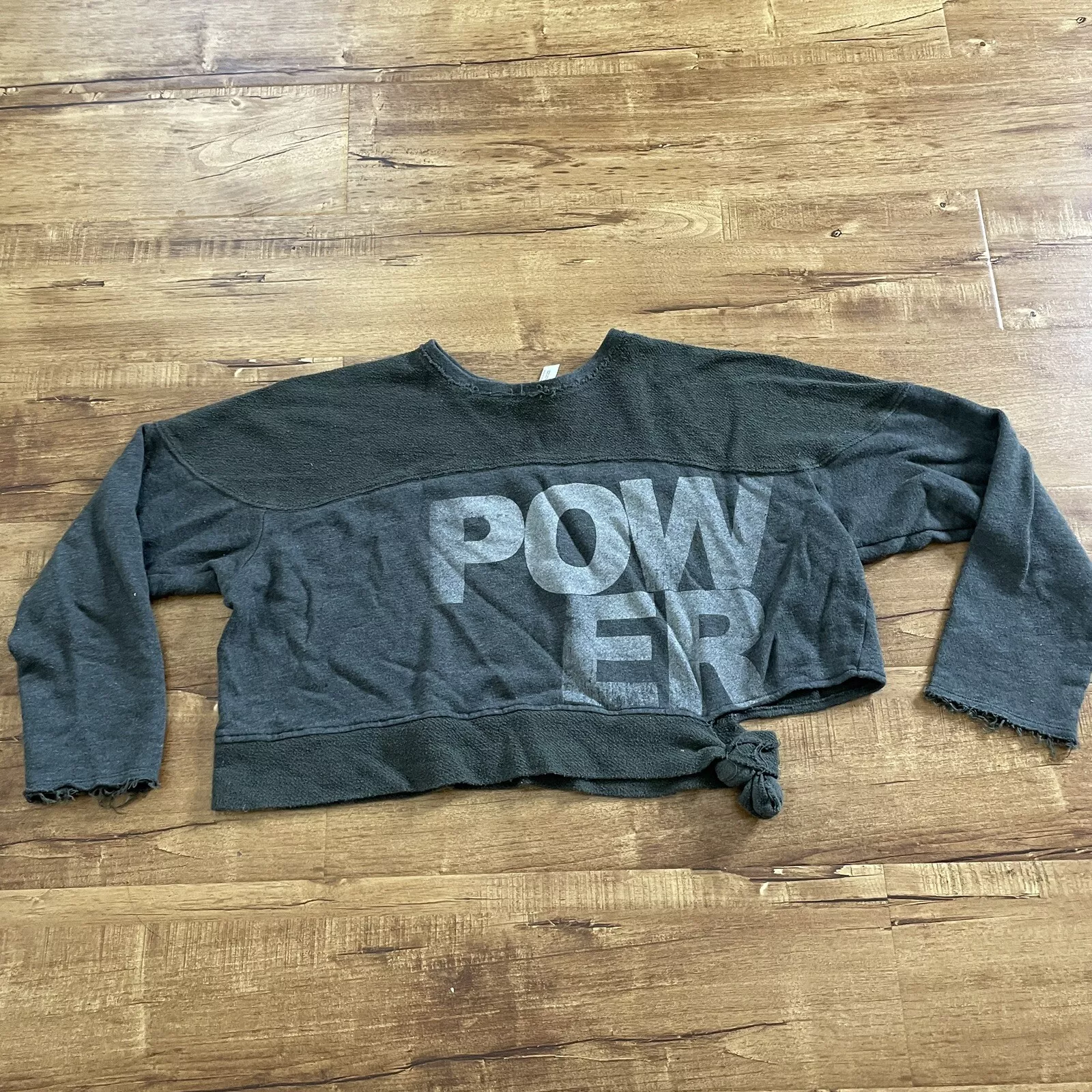 free-people-movement power tie knot shirt