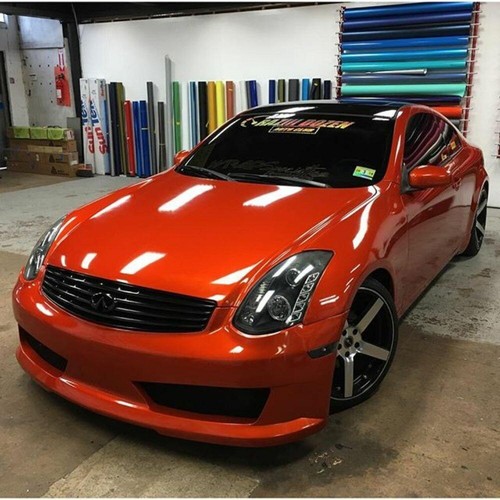 3M 1080 Scotchprint Gloss Fiery Orange Vinyl Car Wrap Film | G364 - Picture 6 of 14