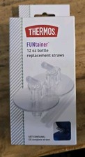 Thermos Replacement Straws for 12 Oz Funtainer Bottle Clear