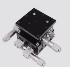 Sliding Table Linear Stage 60X60MM Thick Xyz Trimming Platform 71-81MM 3 Axis va