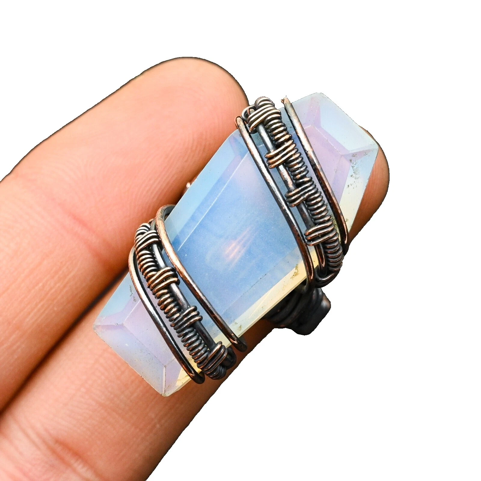 Joyería de Moda cristal de cobre Opal