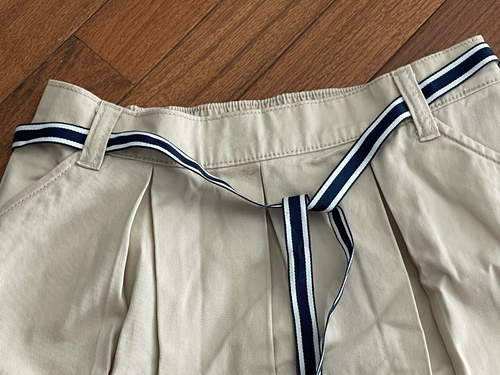 Crazy 8 Girls Khaki Uniform Skirt Size extra large 14 New