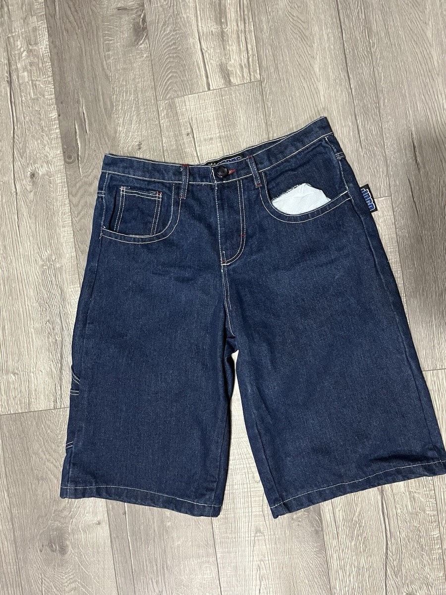 小物 JOHNDOE / Yin Year \"YYJD 2-23 BK\" JNCO Jean Denim Shorts Jet Black Twin Cannon Baggy Y2K