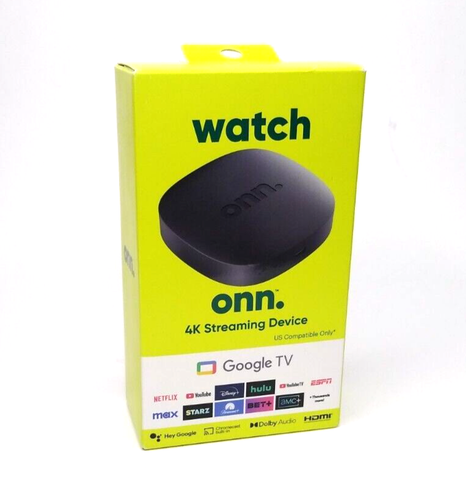Google TV 4K Streaming Device Box 4K UHD Resolution, US Compatible Only, NEW