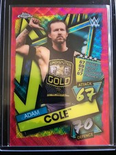 Adam Cole Red Wave Refractor /5 Topps Chrome WWE Slam Attax 2021 3/5