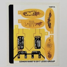 LEGO STICKER SHEET 76080 Ayesha's Revenge Decals Guardians Of The Galaxy