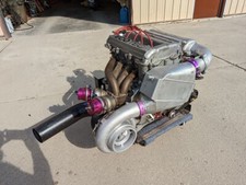 Gm Ecotec Drag Racing Engine 4-cyl Gt45r Turbo Fresh 0 Passes Complete Methanol