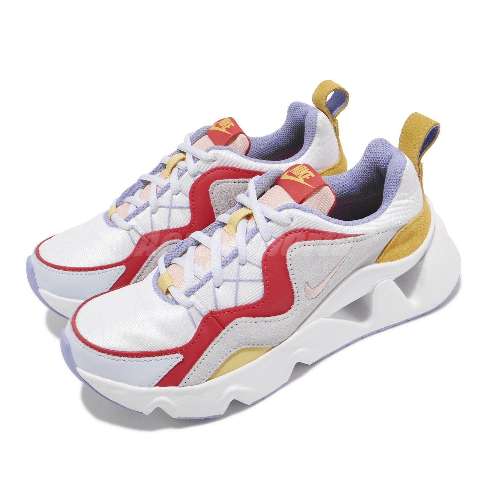 Nike Wmns Ryz 365 White Grey Red Coral Yellow Women Casual Lifestyle Cw5590 100 Shopping Com