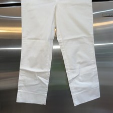 Lilly Pulitzer White Palm Beach Fit Cropped Pants Women  s Sz 4