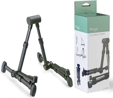 Stagg SG-105 BK A-Frame Adjustable Folding Stand for Guitar, Violin and More