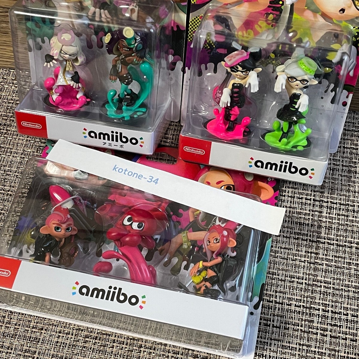 Splatoon amiibo コレクション　9点セット Splatoon Amiibo Set Pearl Marina Callie Marie Off the Hook Squid