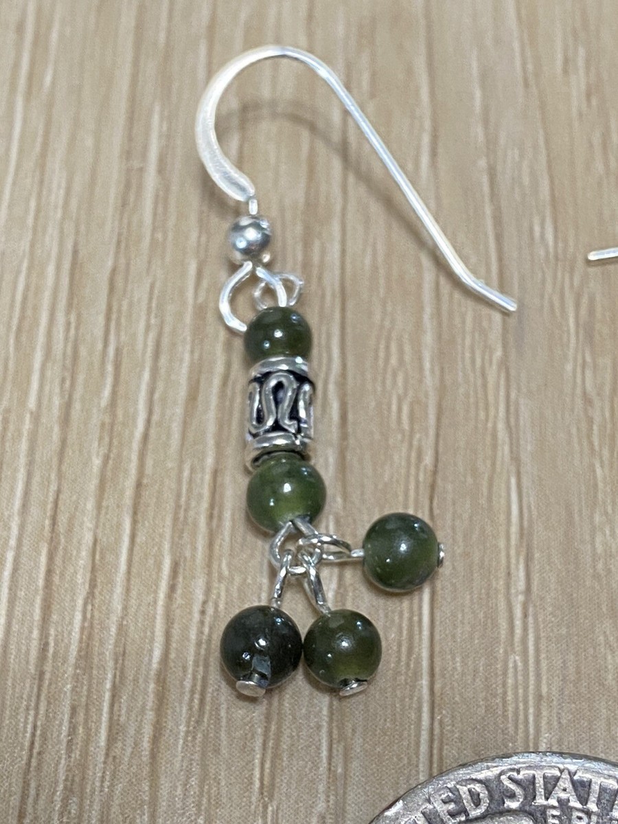Handmade 925 silver dangling earrings View 3