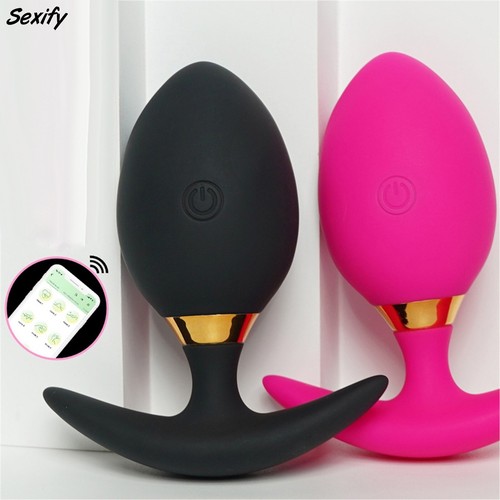 Large Anal Egg Vibrator Remote App Control Butt Plug Prostate Massager Sex Toy - Picture 19 of 24