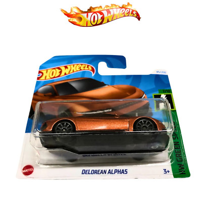 NEW 2024 Hot Wheels Delorean Alpha5 7/10 HW Green Speed 85/250 Free Shipping