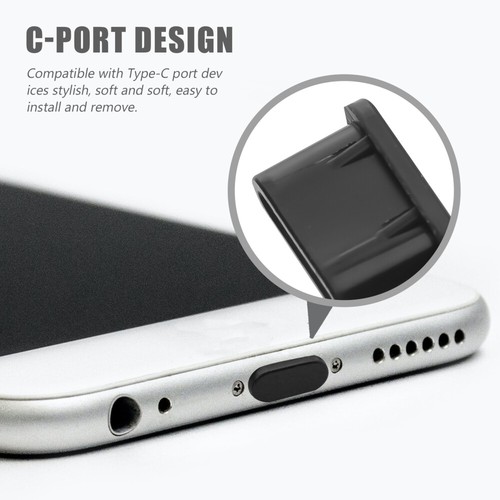 10 Stk.Typ-C USB Port Staubstopfen Kopfhörer Klinkenstecker Ladeanschlussstecker - 第 8/29 張圖片