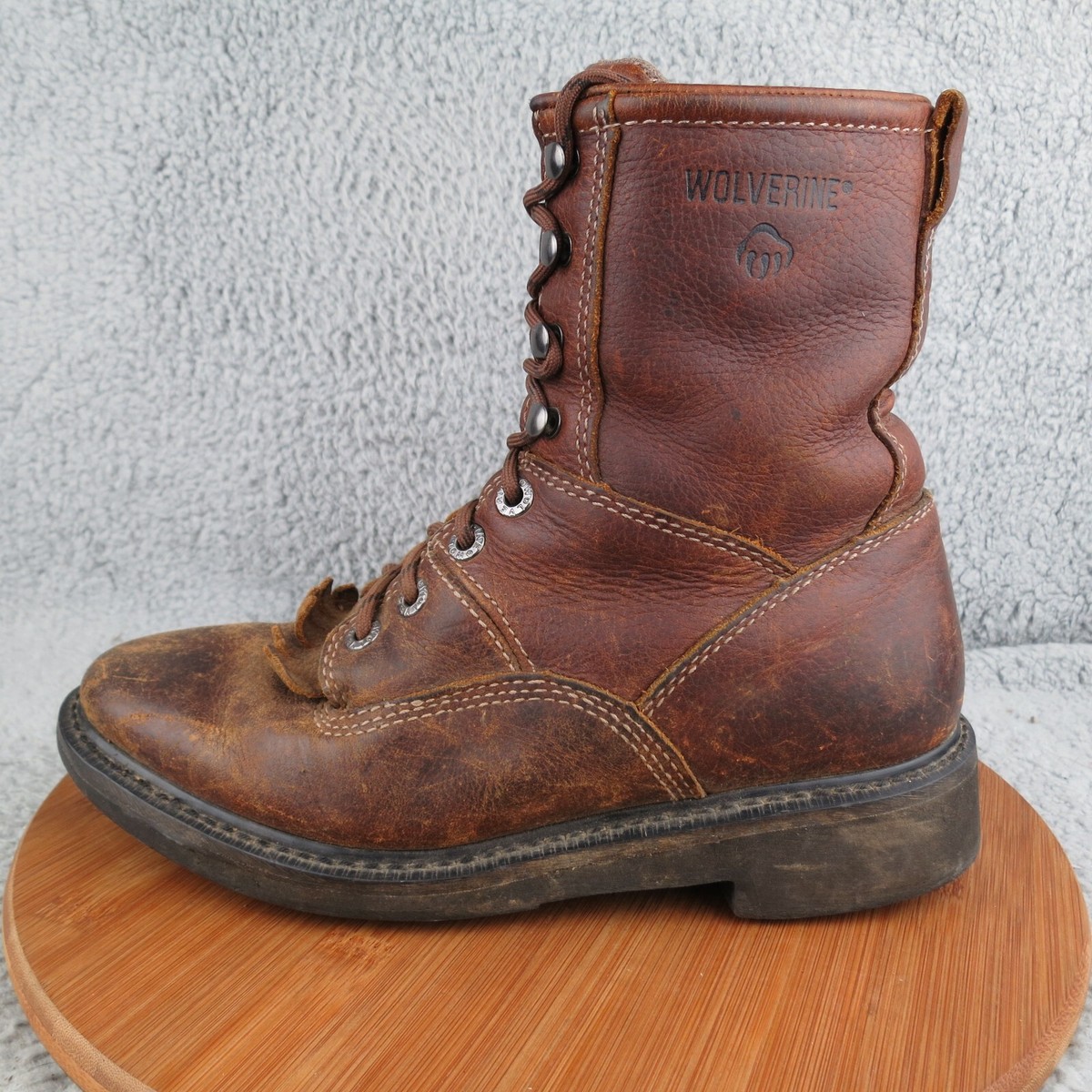 Wolverine Mens Herrin Kiltie Lacer 8