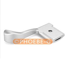 Thumb Up Grip argento per Panasonic Lumix GH3 G5 GX1 G5 G3 GF2 GF1 G10 LF199B