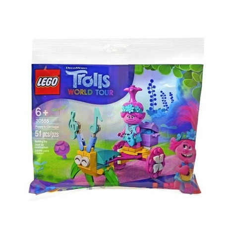 LEGO Trolls World Tour Poppys Kutsche 30555-Mohn Minifigur Neu Kostenloser Versand - Bild 1 von 8