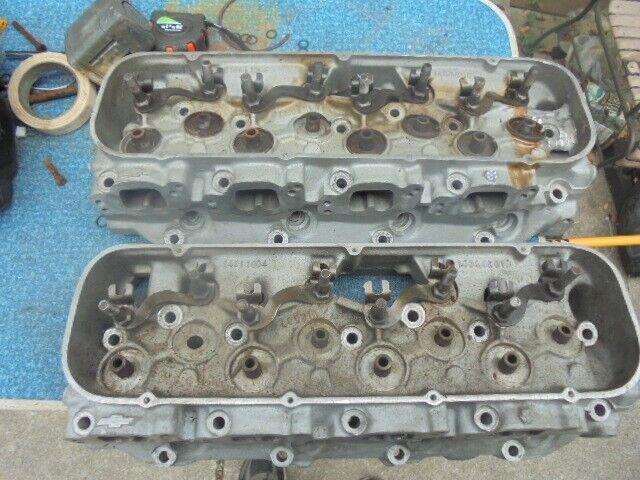 GM BBC Aluminum Cylinder Heads 14044861 14011004 | Solid