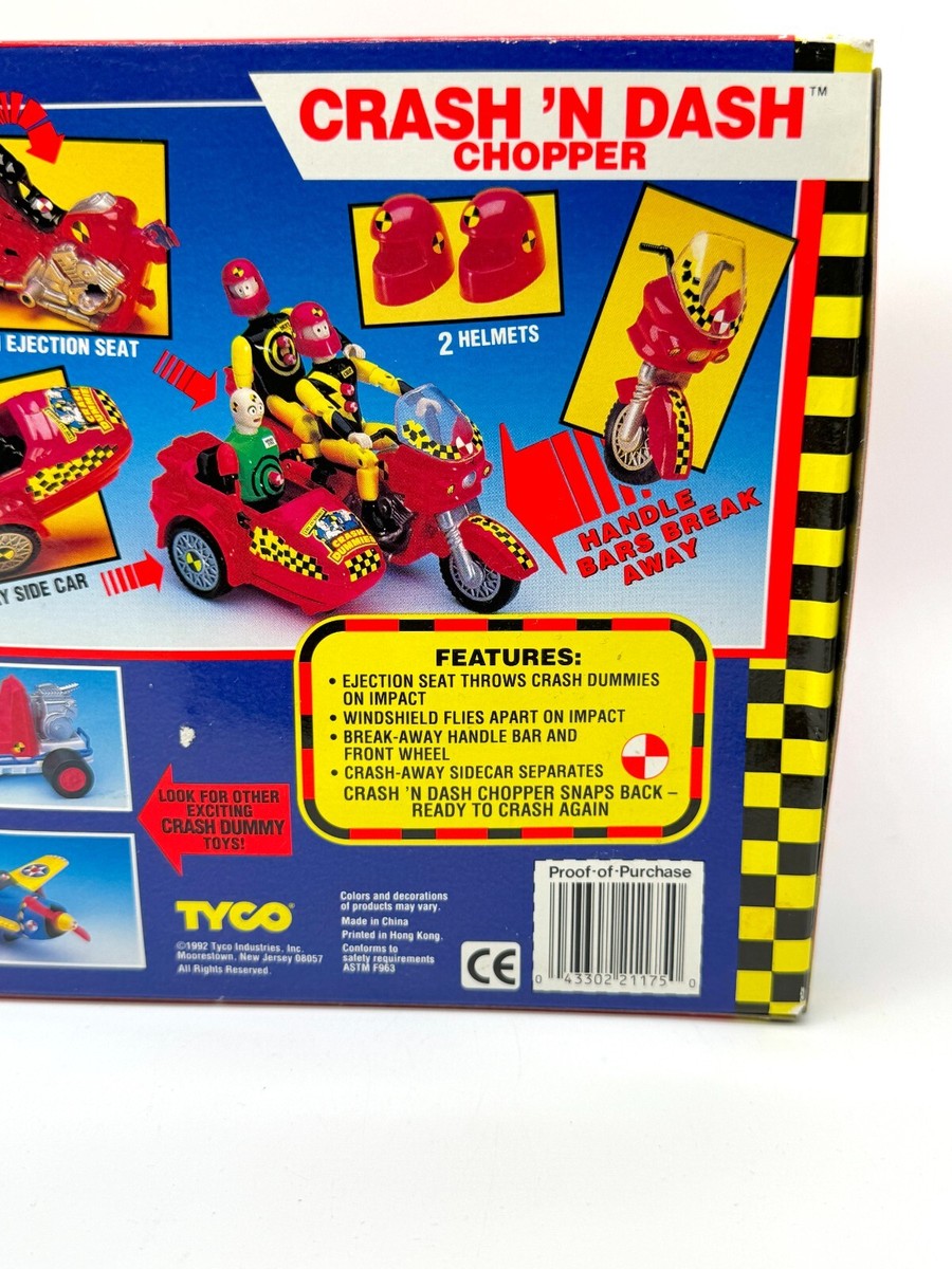 クラッシュダミー CRASH DUMMIES CRASH LAWN MOWER Hot Wheels Incredible Crash Dummies CRASHMOWER SEALED!🔥 | eBay