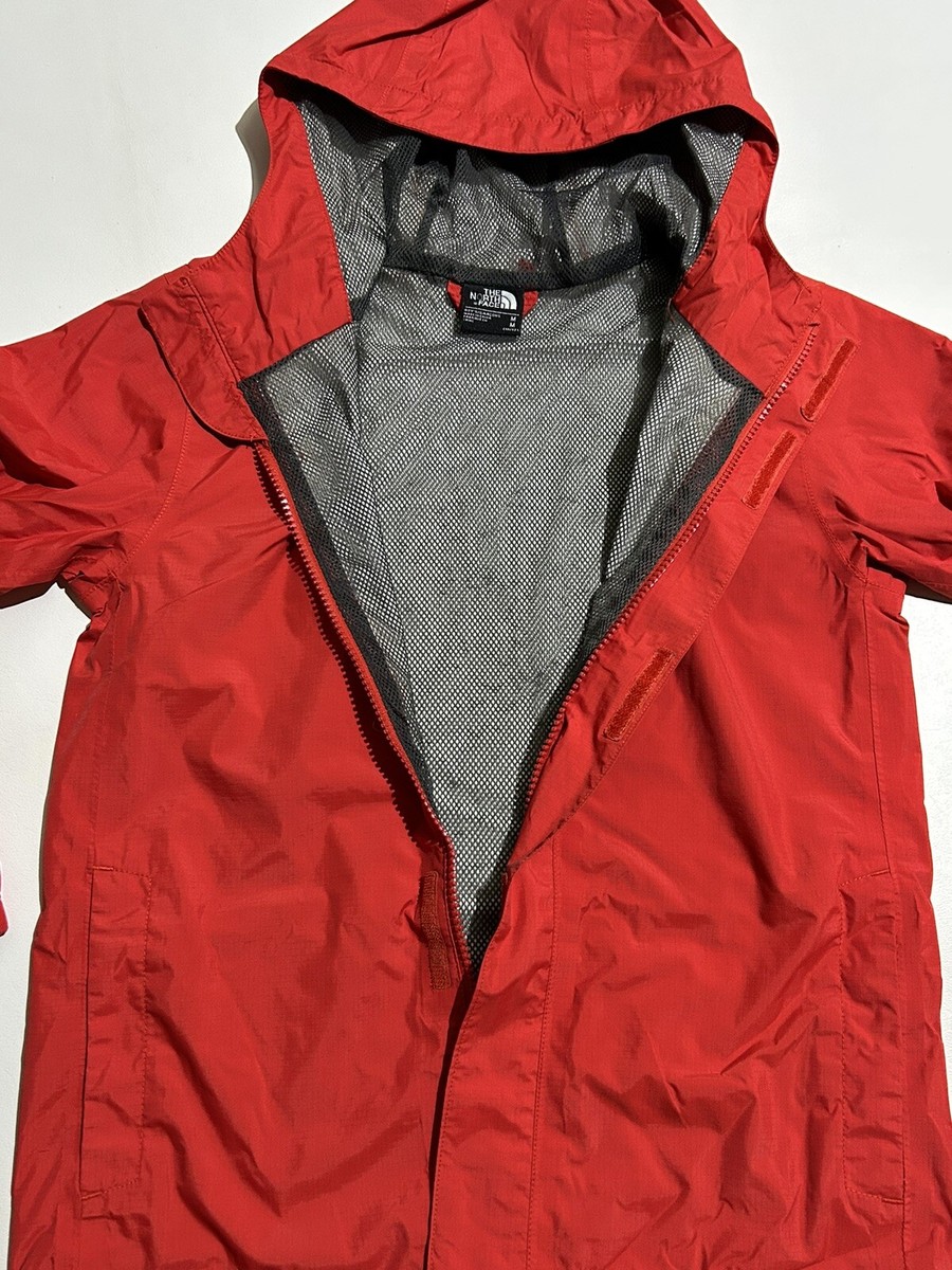 THE NORTH FACE レッドジャケット HyVent The North Face HyVent Windbreaker Hooded Jacket Red L Boys