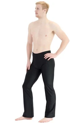 Herren Jazzpant Tanzhose Dance Pants stretch glänzend Schlaghose Jazz Pant - Bild 1 von 4