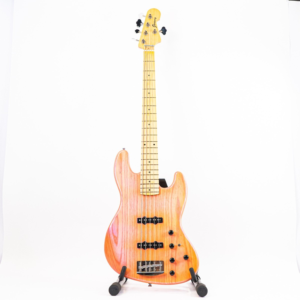 Jeremy 5-String Fretless Jazz Bass w/ Pearlescent Fuschia