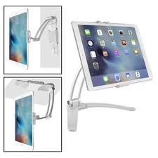 Luxitude 2-in-1 Tablet & Phone Holder Stand E-Reader Tablets 2 Mounting Brackets