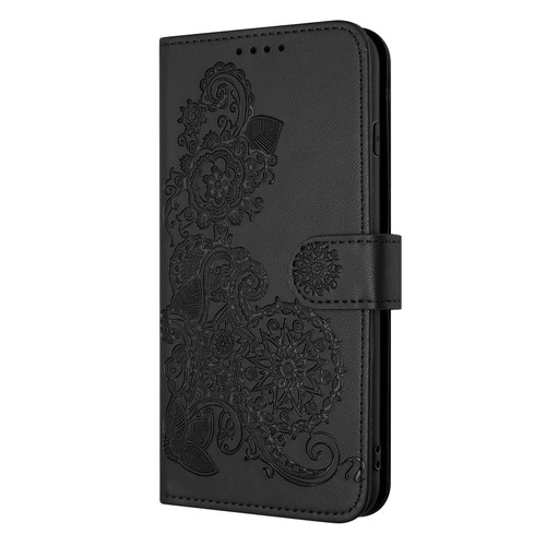 Floral Embossed Wallet Flip Case Cover For Samsung S23 S22 S21 FE Ultra S23+ S20 - Picture 8 of 20