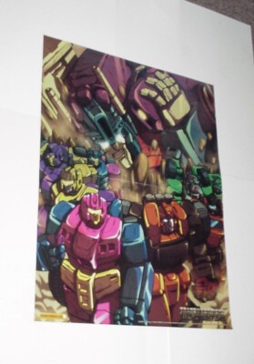 Transformers Poster #10 Optimus Prime vs Shockwave Alex Miline Hot Rod Race Trac