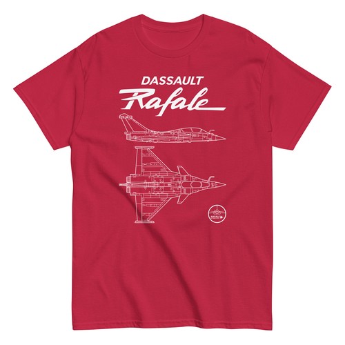 Dassault Rafale French Fighter Jet Clean Design T-Shirt - Picture 8 of 14