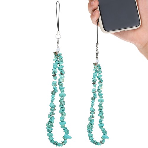 2 Pcs Mobile Phone Straps Chain Charm Cellphone Lanyard Miss Natural Stone - 第 1/11 張圖片