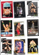 65 MIXED PRO WRESTLING CARDS 1985-2024 HOGAN CENA ANDRE THE ROCK HITMAN MACHO